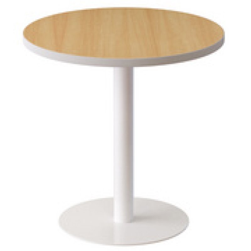 PAPERFLOW Table d'appoint easyDesk, diamètre: 600 mm, blanc
