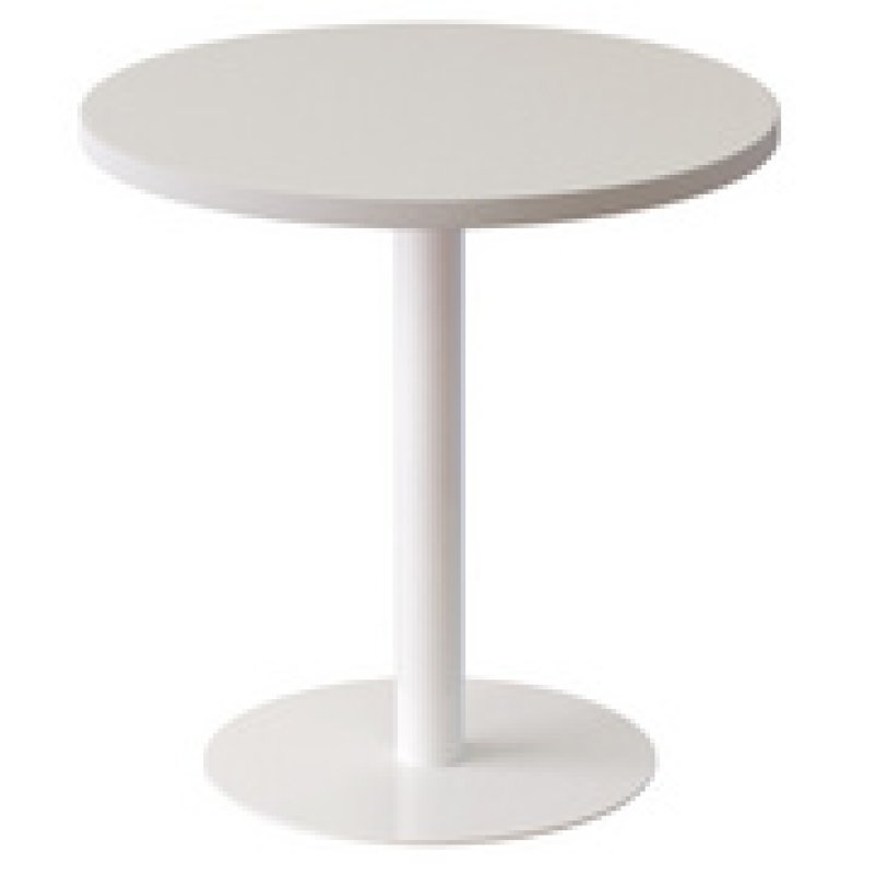 PAPERFLOW Table d'appoint easyDesk, diamètre: 600 mm, blanc