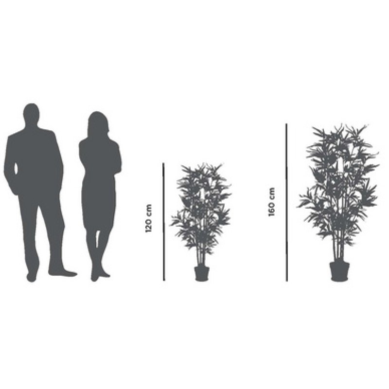 PAPERFLOW Plante artificielle "Bambou", hauteur : 1.600 mm