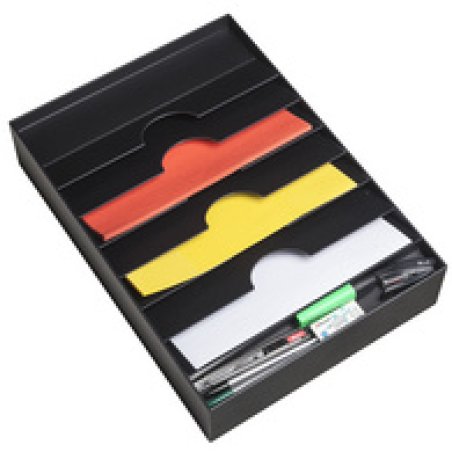 PAPERFLOW Organiseur de tiroir, 6 compartiments, gris