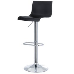 PAPERFLOW Chaise de bar "SACRAMENTO", ensemble de 2, noir