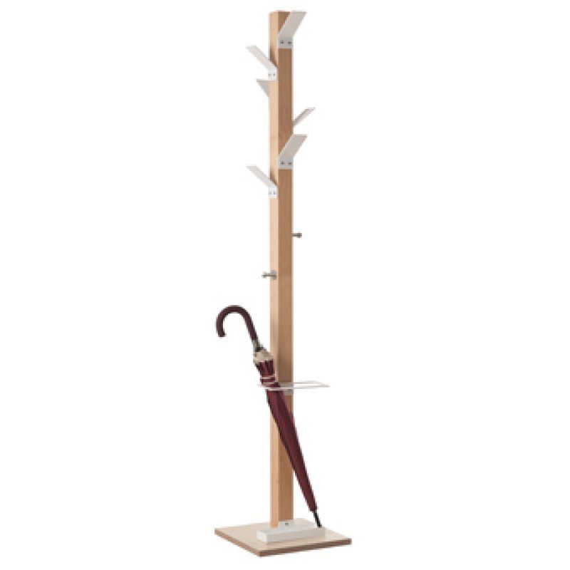PaperFlow K700000 porte-manteaux Colonne 6 crochet(s) Bois