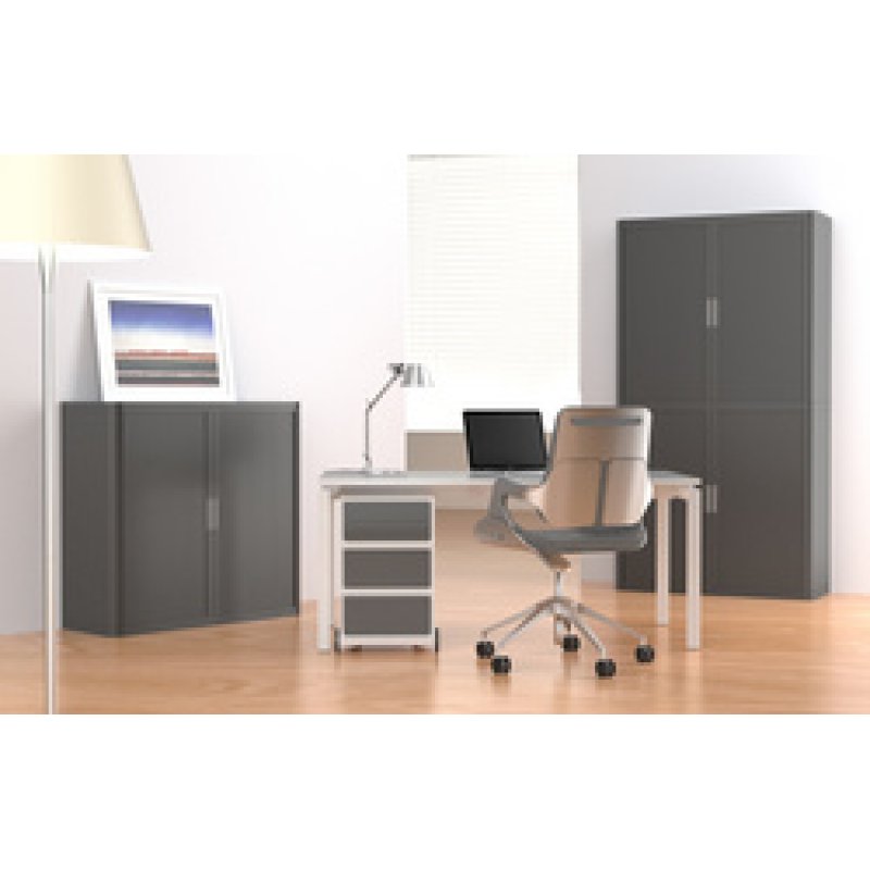 PAPERFLOW Caisson mobile "easyBox", 1 tiroir, blanc / blanc