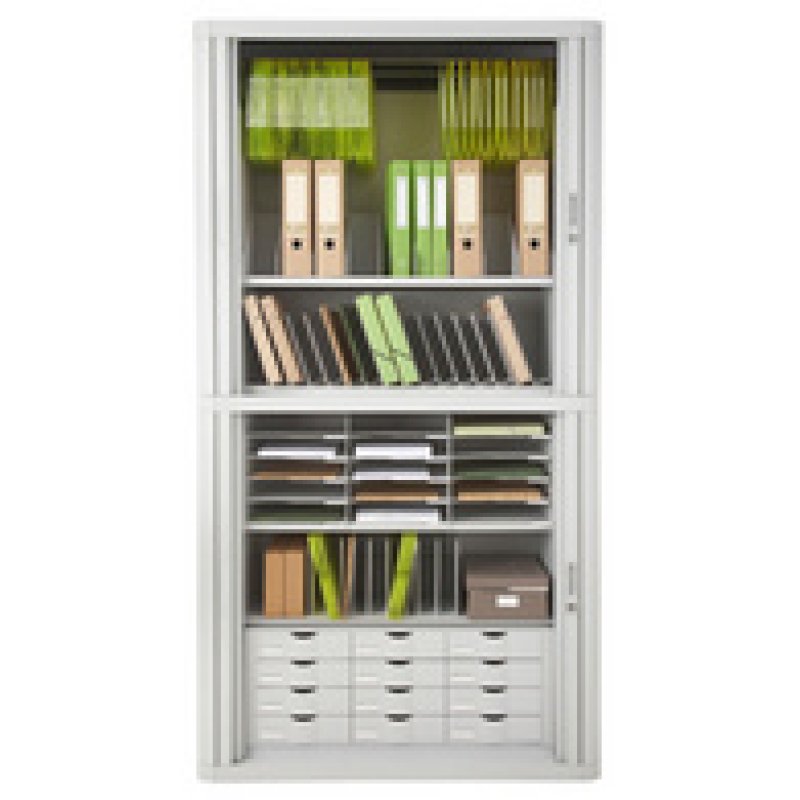 PAPERFLOW Trieur à cases fixes, 9 cases, gris