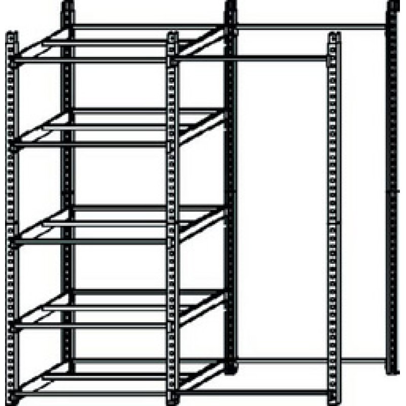 PAPERFLOW Etagère de stockage RANG'ECO, élément d'extension