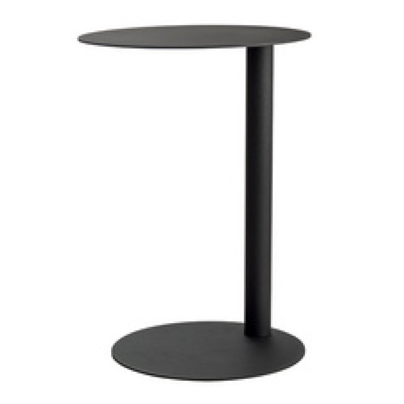 PAPERFLOW Table d'appoint EASYDESK, rond, anthracite