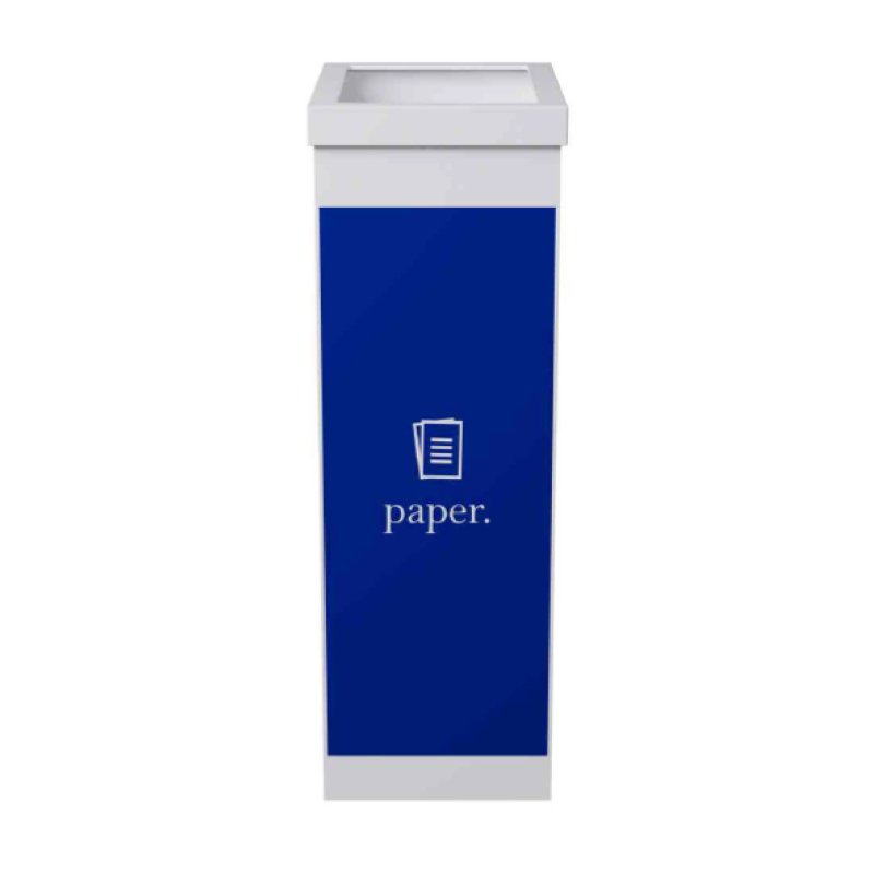 PaperFlow CTSPA.13 Rectangulaire Polystyrène Bleu, Blanc