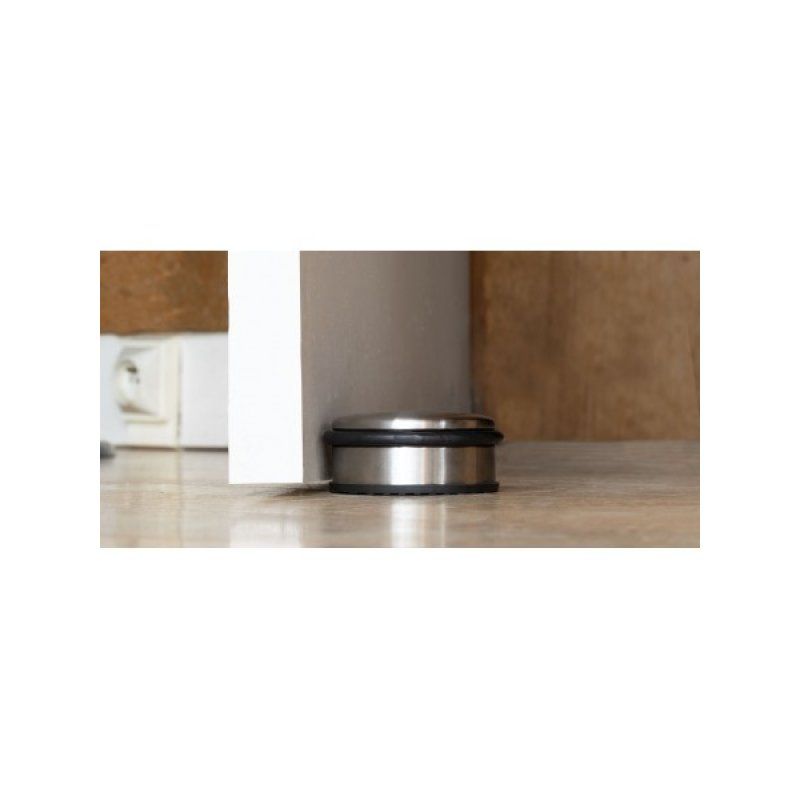 Alba DOORSTOP N door stop Black, Silver Elastomer, Steel