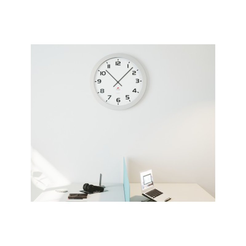 Alba HORGIANT Horloge murale et de table Horloge à quartz Rond Argent