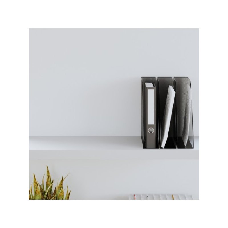 Alba MESHMAG N porte-magazines Acier Noir