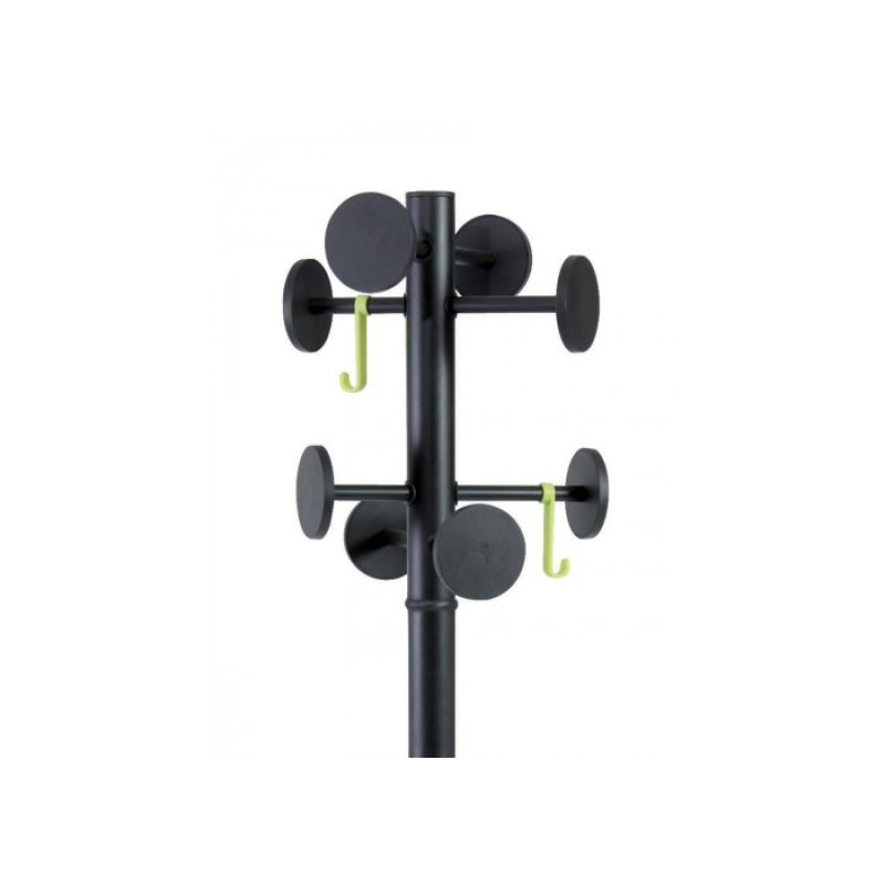 Alba PMSTAN3 N coat rack Floorstanding 8 hook(s) Black
