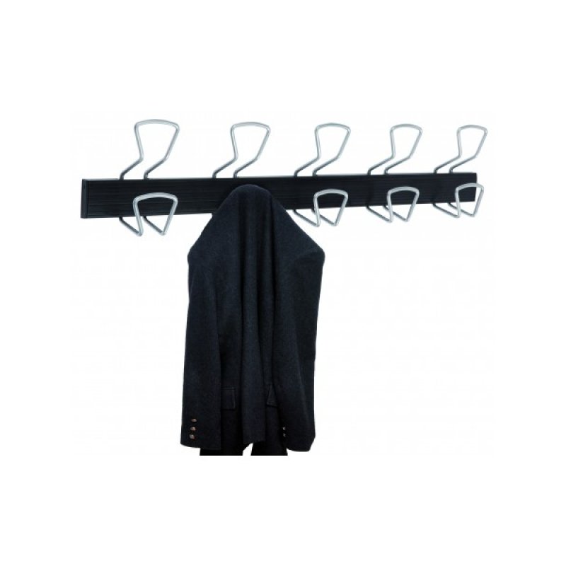 Alba PMPRO5M crochet pour rangement à usage domestique Intérieure Crochet universel Noir, Argent 1 pièce(s)