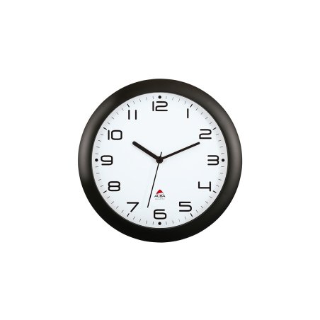 ALBA Horloge murale "HORNEW", montre à quartz, noir