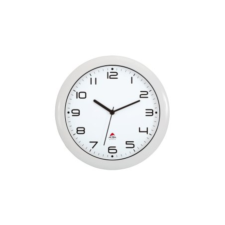 ALBA Horloge murale "HORNEW", montre à quartz, blanc