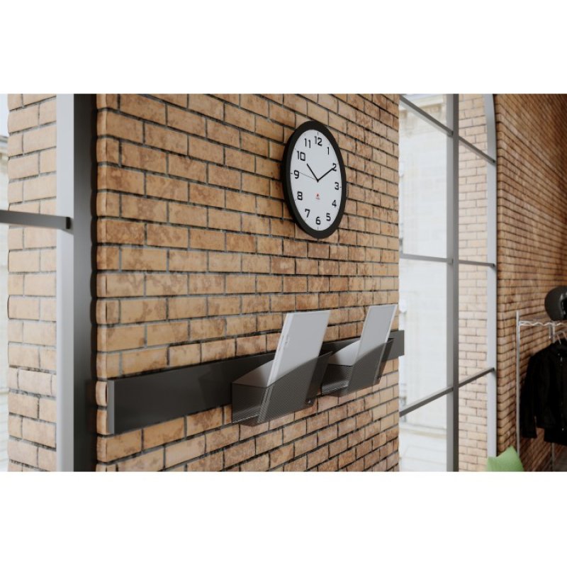 Alba HORISSIMO N Horloge murale et de table Horloge à quartz Rond Noir