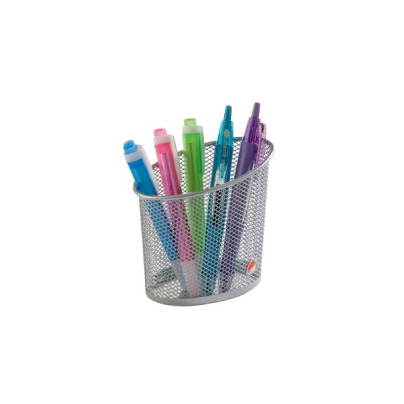 Alba MESHCUP M pen/pencil holder Steel Silver
