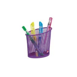 Alba MESHCUP P porte crayons et stylos Acier Violet