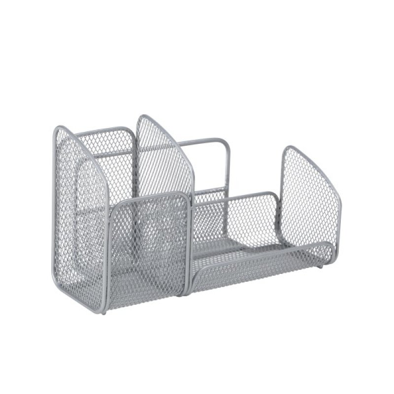 Alba MESHTRI M bac de rangement de bureau Acier Argent