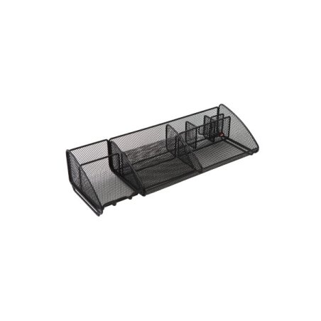 Alba MESHBOARD N bac de rangement de bureau Acier Noir