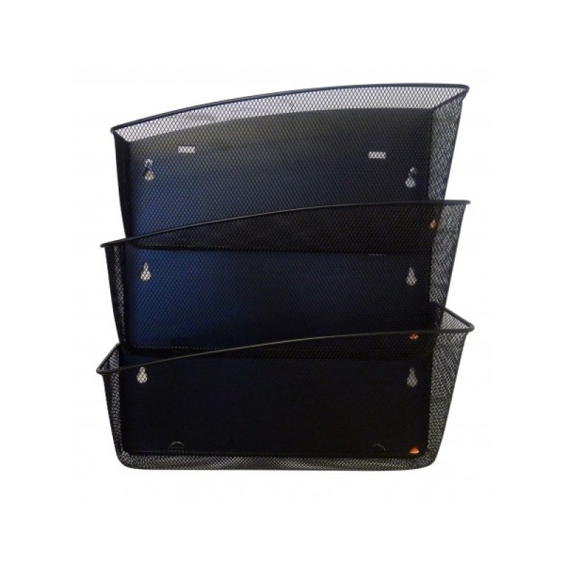 Alba MESHFILE N porte-magazines Acier Noir