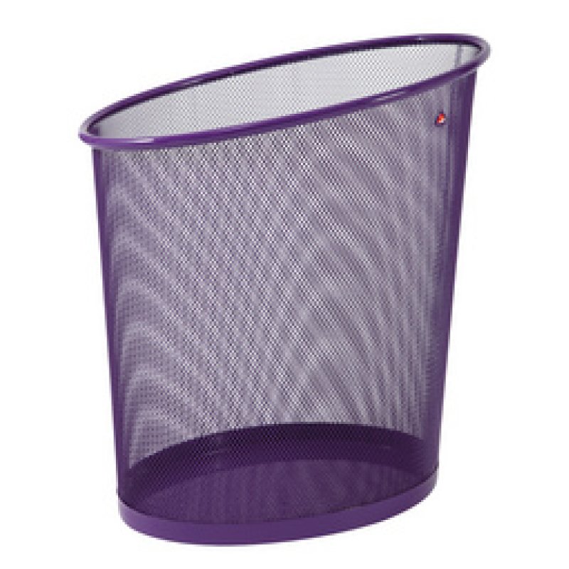 ALBA Corbeille à papier "MESHCORB", fil d'acier, 18 L, prune