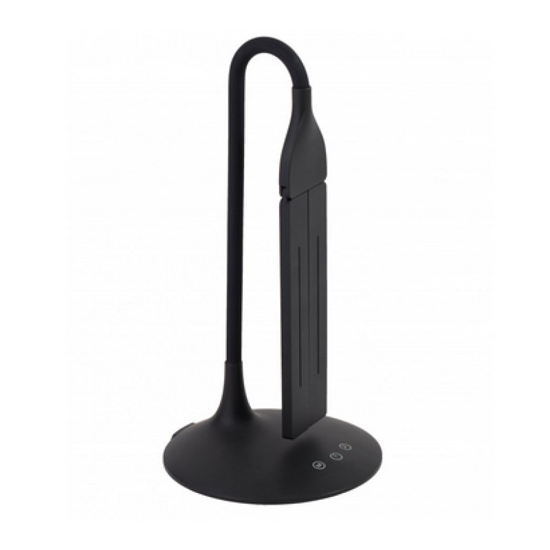 ALBA Lampe de bureau LED "LEDTWIN", rechargeable, noir