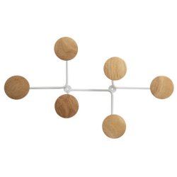 ALBA Portemanteau mural "SIX", blanc