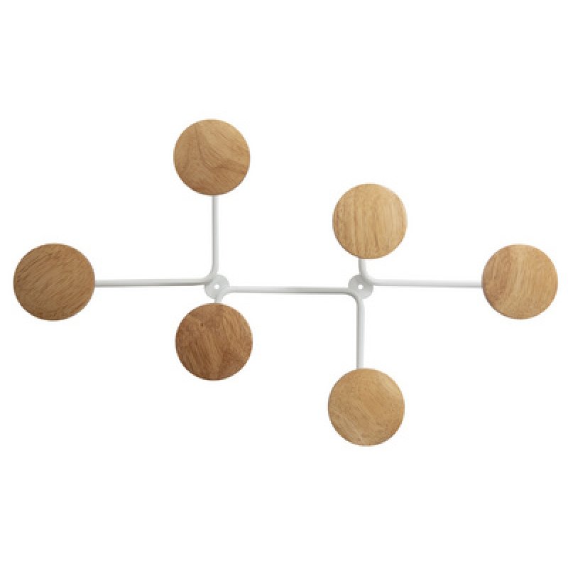ALBA Portemanteau mural "SIX", blanc