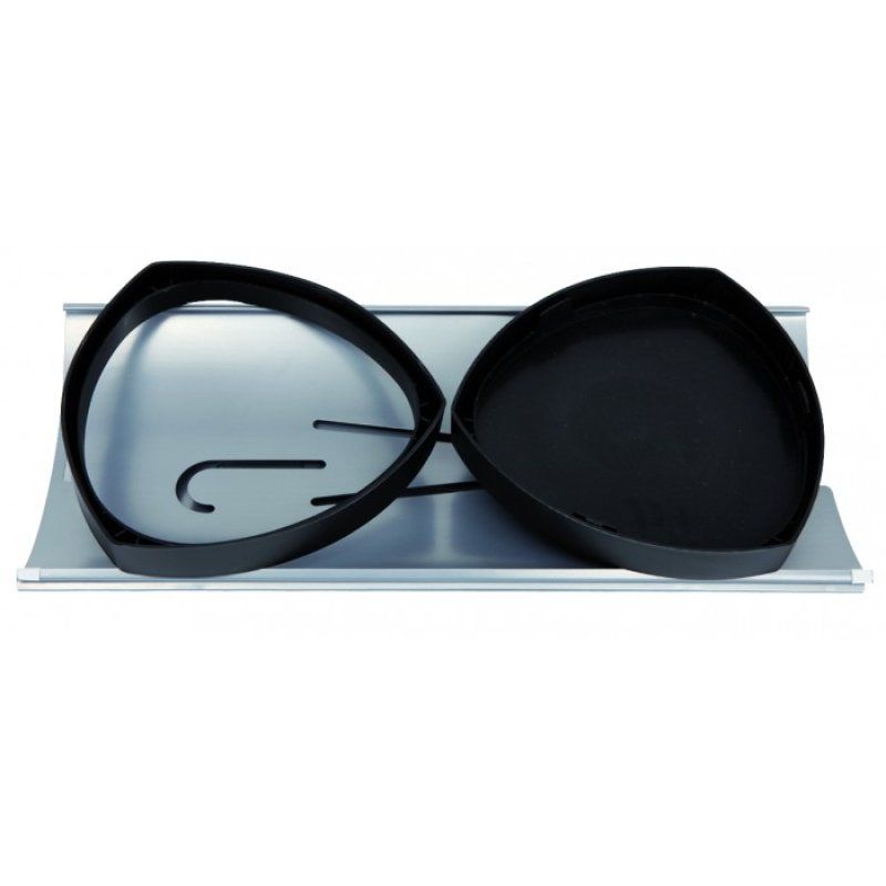 ALBA Porte-parapluie "TRIA2", triangulaire, en acier, gris