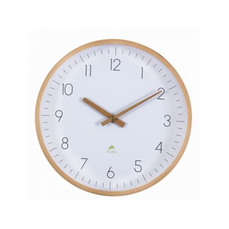 ALBA Horloge murale en bois "HORTREE", à quartz