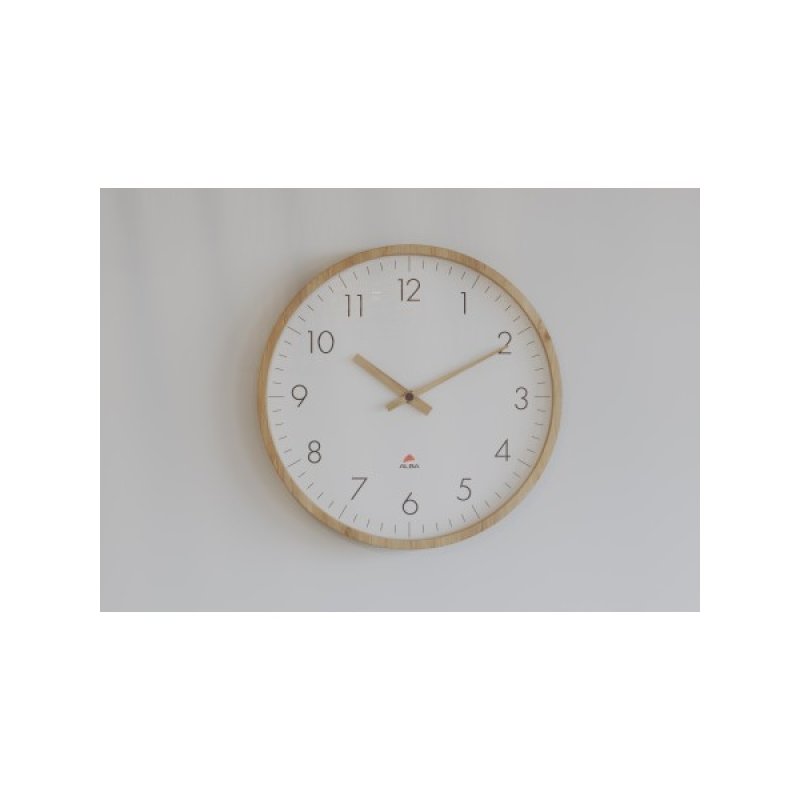 ALBA Horloge murale en bois "HORTREE", à quartz