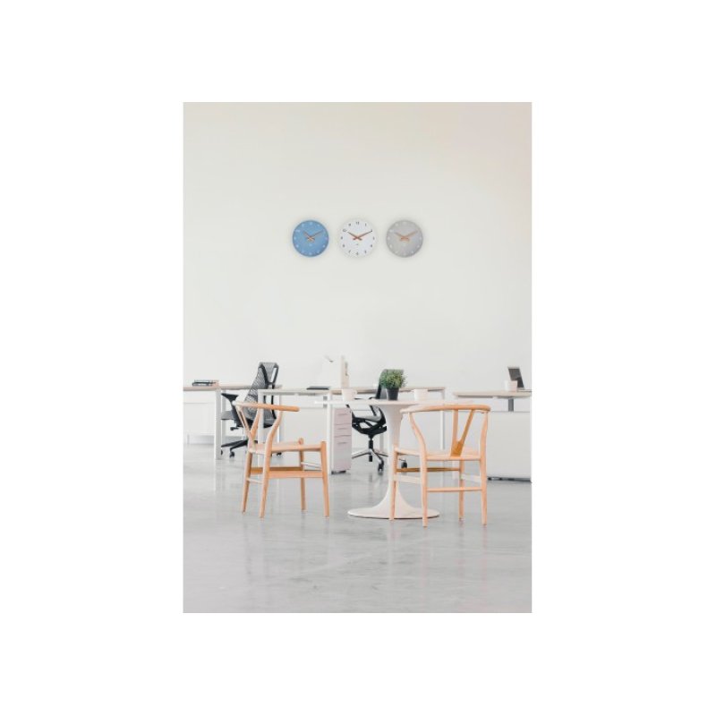 Alba HORMILENA G Horloge murale et de table Horloge à quartz Rond Gris