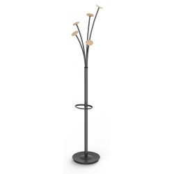 Alba PMFESTW N coat rack Floorstanding 6 hook(s) Black