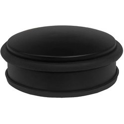 ALBA Butoir de porte, en acier, diamètre: 110 mm, noir