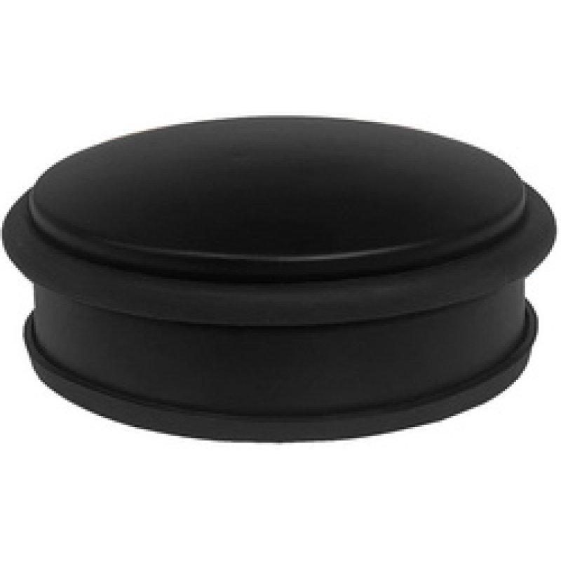 ALBA Butoir de porte, en acier, diamètre: 110 mm, noir