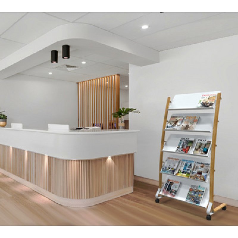 ALBA Présentoir à prospectus DD5GMW, largeur: 860 mm