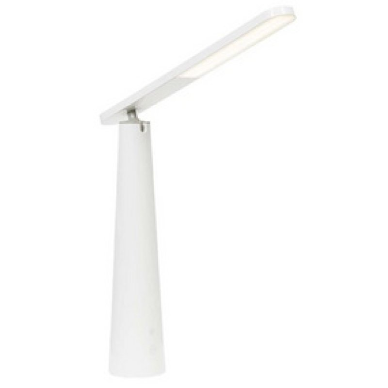 ALBA Lampe de bureau LED rechargeable "LEDTUBE", blanc