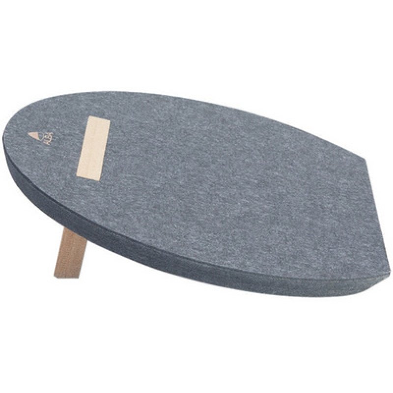 ALBA Repose-pieds "MHFEETPET", en PET 100% recyclé, gris