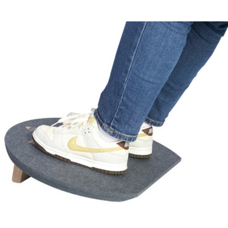 ALBA Repose-pieds "MHFEETPET", en PET 100% recyclé, gris