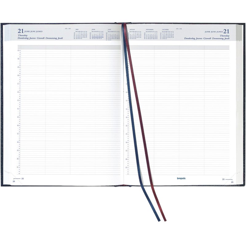Brepols Bremax2 Santex Agenda journalier Noir