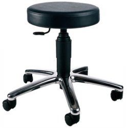 Topstar Tabouret pivotant "TEC 70" chrome, noir