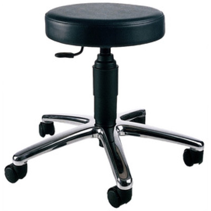 Topstar Tabouret pivotant "TEC 70" chrome, noir