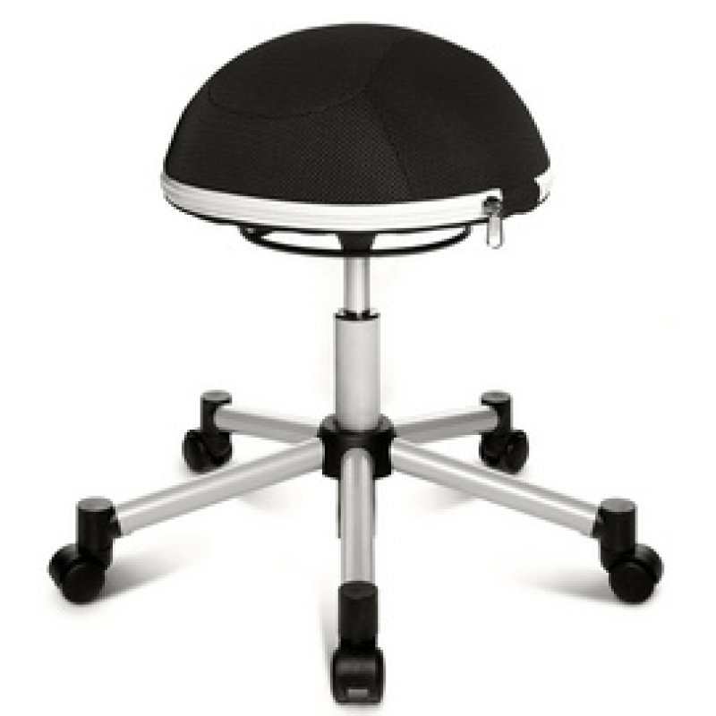 Topstar Tabouret fitness "Sitness Half Ball", noir
