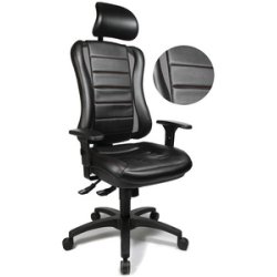 Topstar Fauteuil de bureau "Head Point RS", noir / noir