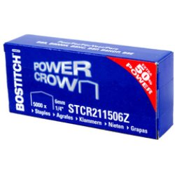 BOSTITCH Agrafes SB-8, 6 mm, 1/4, contenu: 5.000 pièces