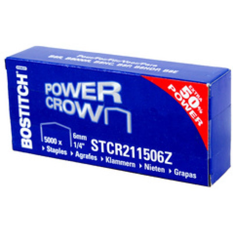 BOSTITCH Agrafes SB-8, 6 mm, 1/4, contenu: 5.000 pièces