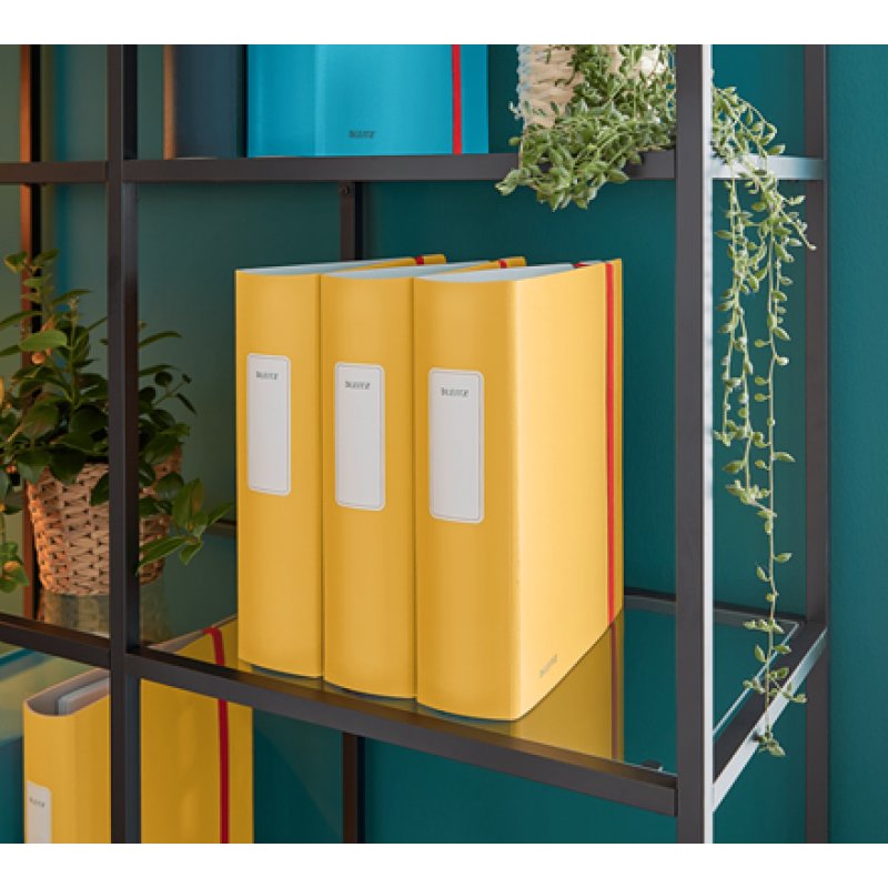 LEITZ Classeur à levier Active Cosy 180 degrés, 82 mm, jaune