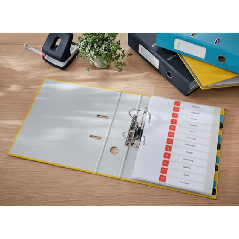 LEITZ Classeur à levier Cosy Soft-Touch, A4, 80 mm, jaune