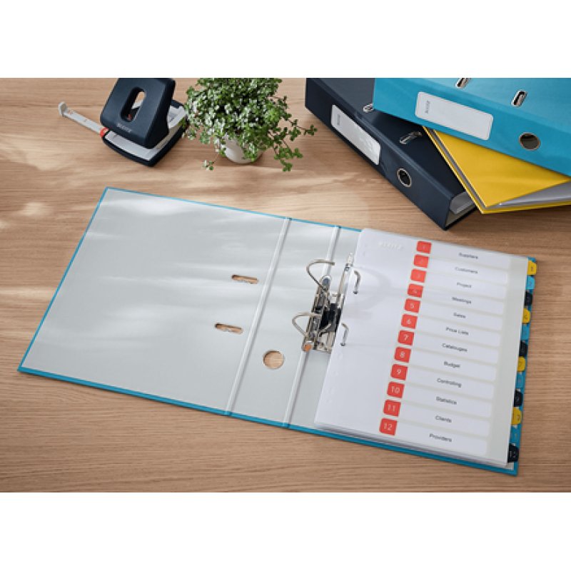 LEITZ Classeur à levier Cosy Soft-Touch, A4, 80 mm, bleu