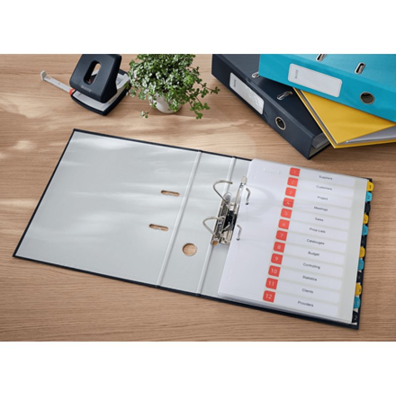 LEITZ Classeur à levier Cosy Soft-Touch, A4, 80 mm, gris